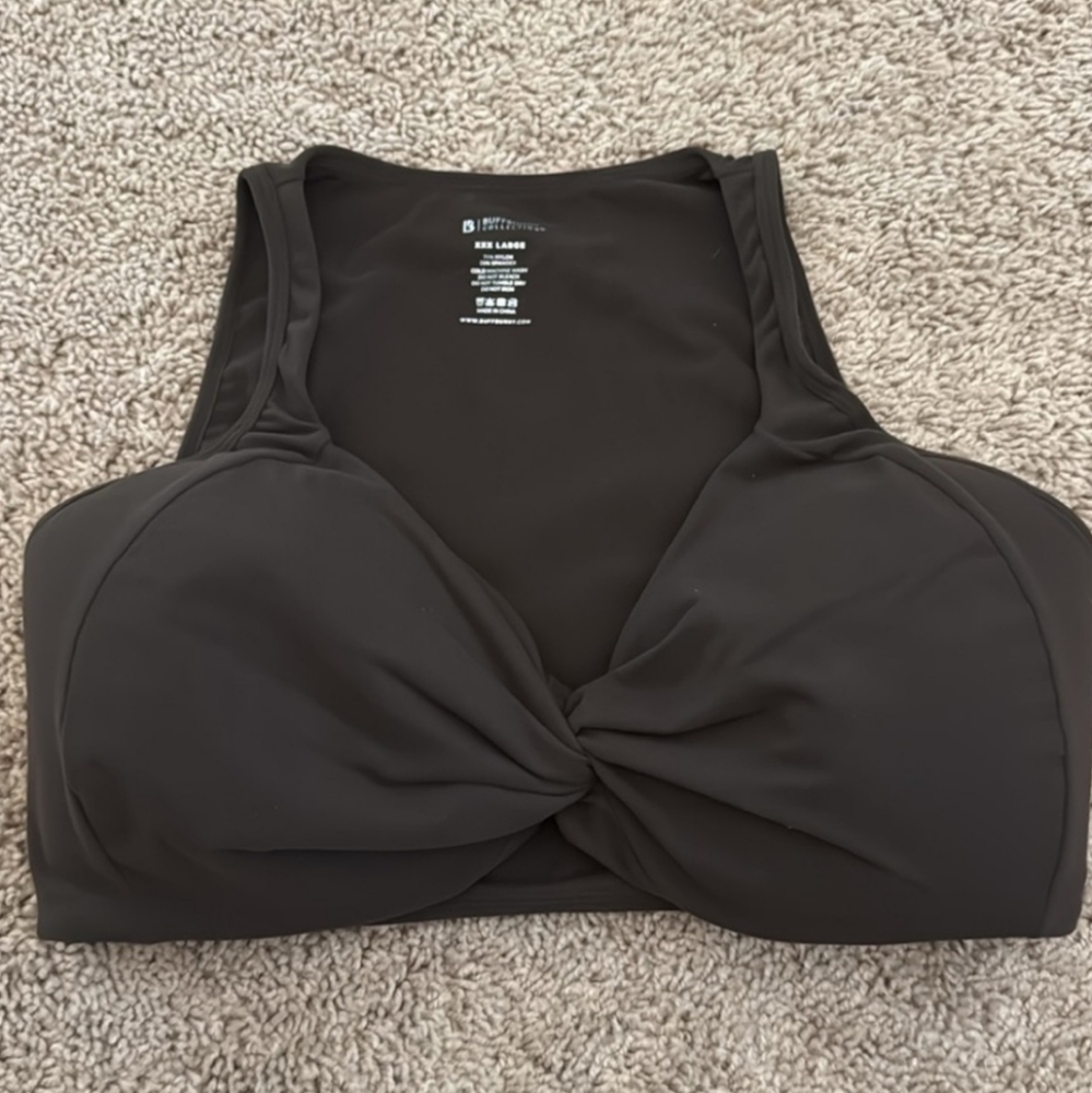 💕NWT Buffbunny Sports Bra-Cold Brew XXXL - Picture 3 of 8
